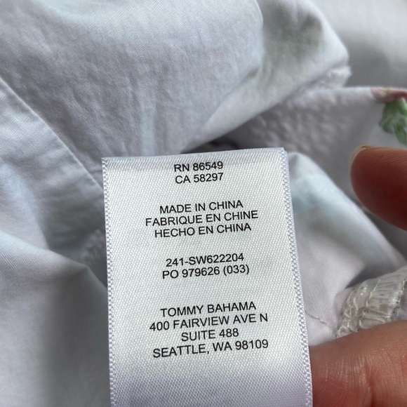 Disney x Tommy Bahama Seersucker Nova Wave Beach Cruiser Midi Dress size Small - Picture 8 of 9